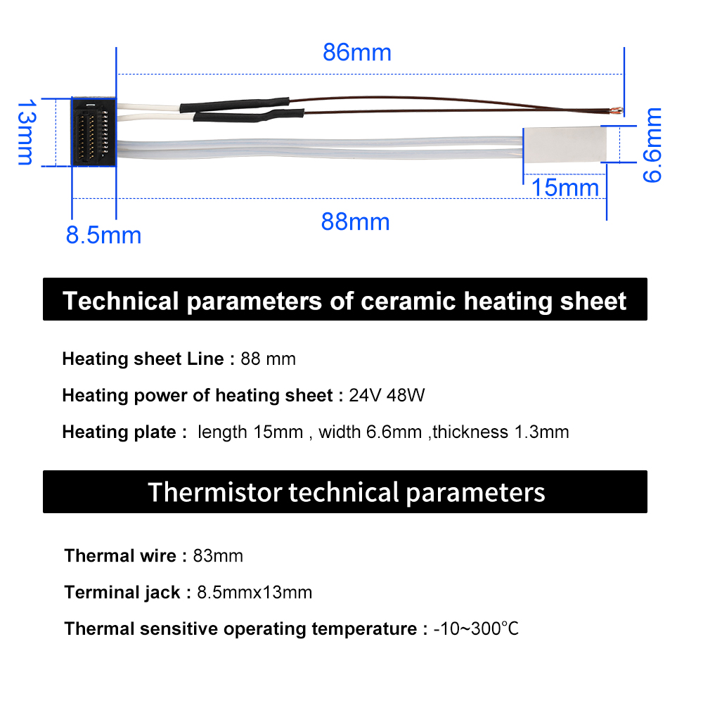 Thermistor keramische cartridg - Ceramic Heat Emitter recensie en prijs